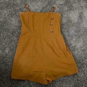 Orange Romper Size Small